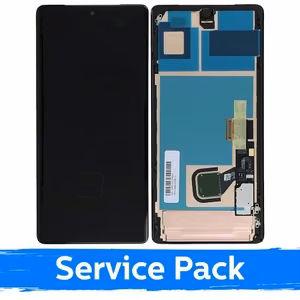 LCD ekraan ühilduv Google Pixel 7 Pro must raamiga (Service Pack)