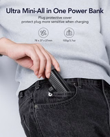 Powerbank Veger PlugOn (W0558) PD QC3.0 3A 20W 5000 mAh with a built-in connector Type C czarny