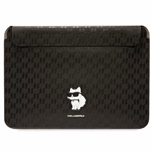 Karl Lagerfeld Saffiano Monogram Choupette ümbris jaoks a 14" laptop - must