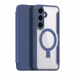 Dux Ducis Skin X Pro ümbris with magnetic ring/stand jaoks Samsung S24+ - sinine