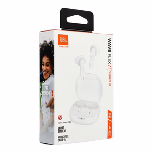 Juhtmevaba kõrvaklapid JBL Wave Flex JBLWFLEXWHT valge