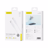 FONENG kaabel XS07 USB-C - Lightning PD 27W 1.2M valge