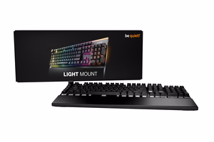 be quiet! Light Mount Silent Tactile US ANSI mänguklaviatuur USB QWERTY US English must