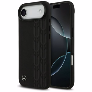 Mercedes Leather Laurel Leaves MagSafe Ümbris jaoks iPhone Air - Must
