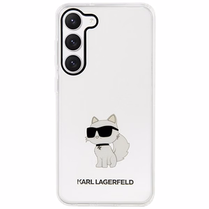 Karl Lagerfeld KLHCS23SHNCHTCT S23 S911 läbipaistev hardcase Ikonik Choupette
