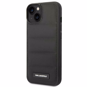 Karl Lagerfeld Puffy Elongated Logo iPhone 14 Ümbris - must