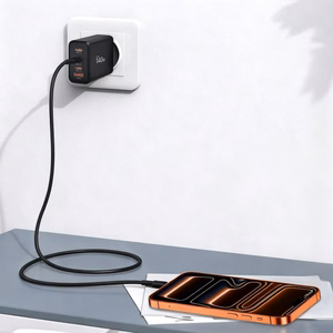Tech-Protect NC140W-GAN 4-portiline 140W seinalaadija - must
