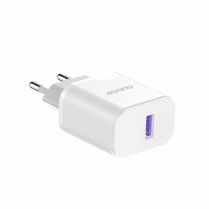 Dudao A20EU USB-A 18W wall Laadija - valge + USB-A - USB-C kaabel