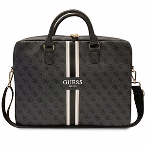 Guess 4G Printed Stripes bag for a 16" laptop - black