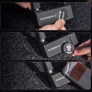 Rockbros RBNS1 SMART rattalukk NFC lugejaga - must