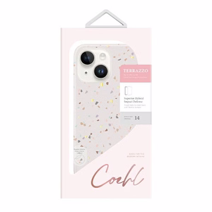 Uniq Coehl Terrazzo ümbris jaoks iPhone 14 Plus - sand
