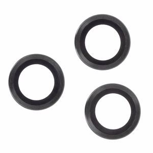 Set of lens glasses jaoks iPhone 16 6,1" must raamiga (2pcs)