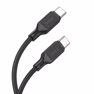 Кабель USB C - USB C Hoco 3A 60W 1 m X90 чёрный