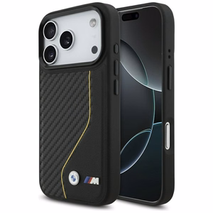 BMW M Carbon Line & Logo MagSafe Ümbris jaoks iPhone 17 Pro - Kollane