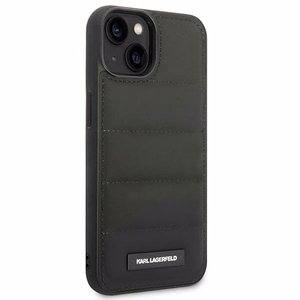 Karl Lagerfeld Puffy Elongated Logo iPhone 14 Ümbris - must