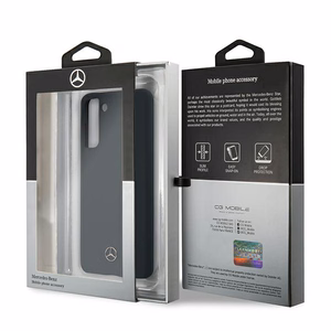 Mercedes Silicone Line чехол для Samsung Galaxy S21 - синий