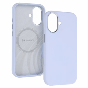 Liavec Silky ümbris metallist kaamera raamiga Iphone 17 jaoks sinine