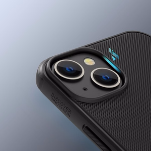 Nillkin Super Frosted Shield Pro ümbris iPhone 14 Plus tagaküljele sinine