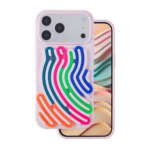Чехол DIY Snake для iPhone 17 Pro Max 6,9" розовый