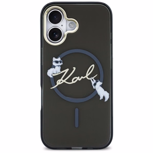 Karl Lagerfeld IML Choupettes Karl Script Logo MagSafe iPhone 17 Ümbris - must