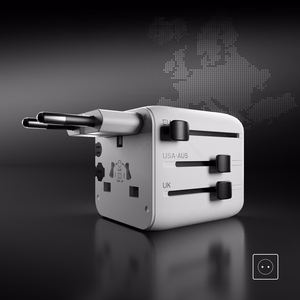 SBS TEADAPTUNI universal travel adapter - valge