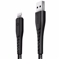ENERGEA Kaabel Nyloflex USB - LightningCharge and Sync C89 MFI 1.5m must/black