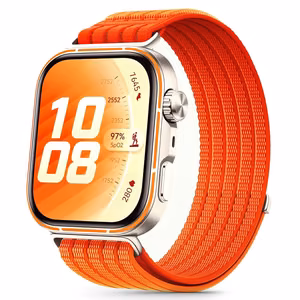 Нейлоновый ремешок Tech-Protect для Huawei Watch Fit 3 / 4 / 4 Pro / 5 / 5 Pro - оранжевый