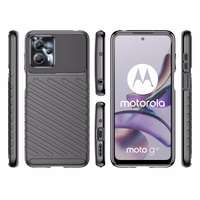 Thunder Ümbris ümbris jaoks Motorola Moto G13 silicone armor ümbris must