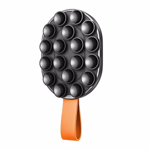 Joyroom JR-ZS393-S magnetic hoidja koos suction cups jaoks 4.7-7" phone - must and oranž