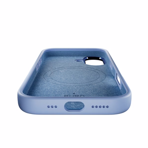 Pure Icon Mag Pro Liquid Silicone Ümbris jaoks iPhone 17, MagSafe Compatible, with Camera Protection and Aluminum Buttons - Sinine