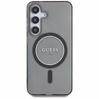 GUESS ümbris jaoks SAMSUNG S25 GUHMS25SHFGEREK (Magnetic IML Glitter Circle) must