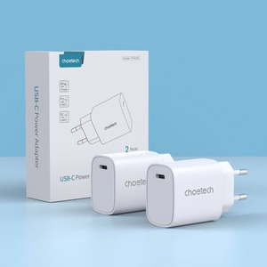 Laadija Choetech Q5004 valge (USB-C / 20W) (2 tk)