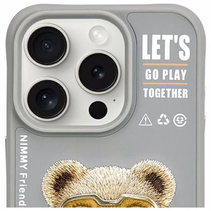 NIMMY ümbris COOL&CUTE 2.0 Bear jaoks IPHONE 15 Pro hall