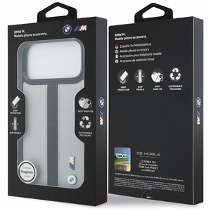 BMW M Perforated Stripe Logo MagSafe Ümbris jaoks iPhone 17 Pro Max - Hall