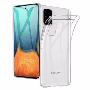 Чехол для Samsung A71, задняя накладка Ultra Slim 0,5 мм, прозрачная