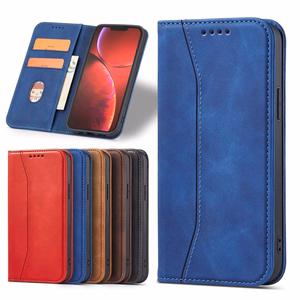 Magnet Fancy Case juhul iPhone 14 flip cover rahakott seisma sinine