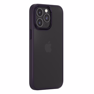 Comma ümbris Joy Elegant jaoks iPhone 15 Pro deep lilla