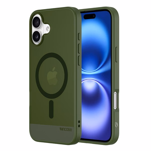 Incase Slim Case MagSafe'i toega ümbris iPhone 16 Plusile, Highland Green värvitoonis