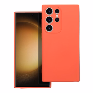 SILICONE case jaoks SAMSUNG S23 Ultra peach