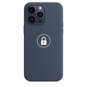 Phone Ümbris "Silicone Ümbris v2" jaoks iPhone 14 Pro / Storm Sinine / in package