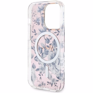 Guess GUHMP14LHCFWSP iPhone 14 Pro 6.1" roosa/roosa hardcase Flower MagSafe