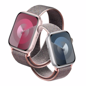 Crong Nylon Sport rihm Apple Watch 38 / 40 / 41 / 42 mm kellale, heleroosa