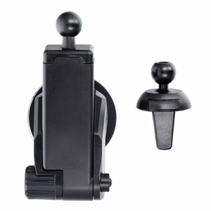 Juhtmevaba car phone hoidja automatic Forcell F-Grip HS1 Qi 15W windshield / air vent must