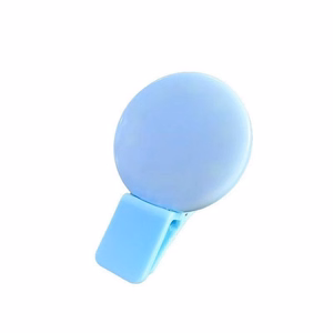 Lampa LED Ring do selfie na telefon MINI Q sinine