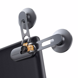 Car Holder Baseus "T-Space" Silver (magnetinic / sticky pad)