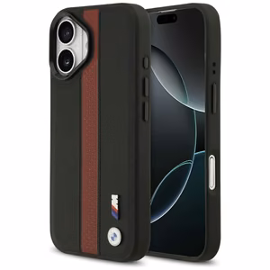 BMW M Perforated Stripe Logo MagSafe Ümbris jaoks iPhone 17 - Punane