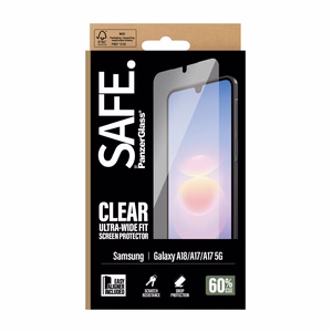 PanzerGlass SAFE ekraanikaitse Samsung Galaxy A18/A17 jaoks