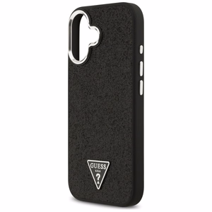 Guess Glitter Triangle Logo MagSafe Ümbris jaoks iPhone 17 - Must