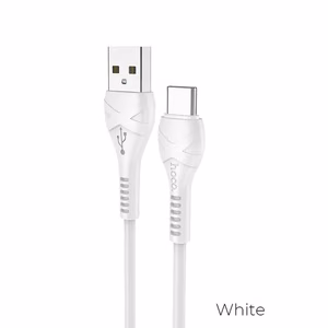 USB kaabel Hoco X37 Cool Power Type-C 1.0m valge