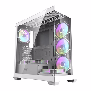 Computer ümbris  Darkflash DS900 (valge) + 7 ARGB Fans